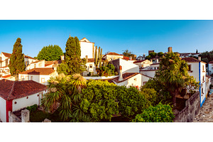 View of Obidos streets, Leiria, an Architecture Photo by Nature and travel