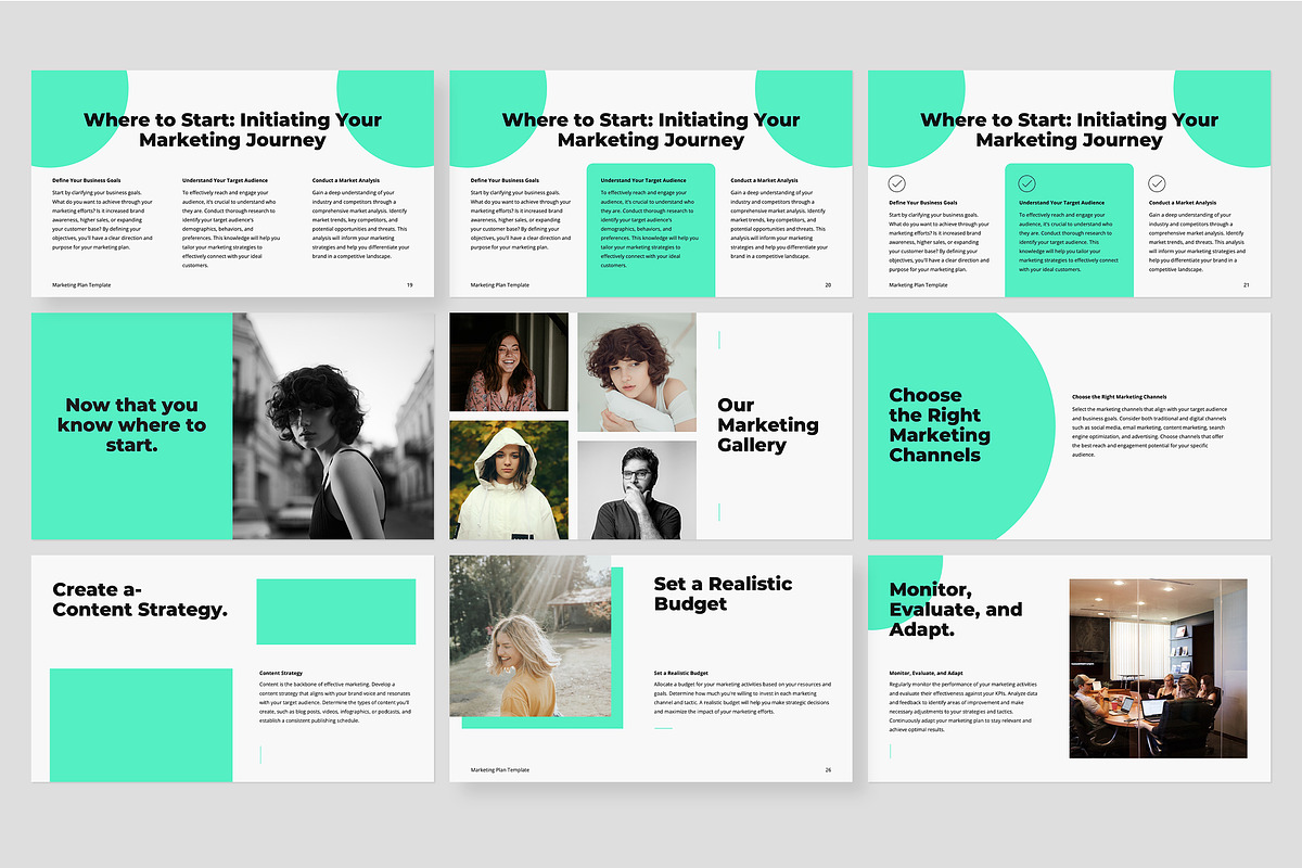Marketing Plan PowerPoint Template, a Presentation Template by Gaize (Photo 7 of 17)