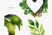 Earth day Watercolor Clipart PNG, an Object Graphic by MyLittleMeow (Thumbnail 5 of 6)