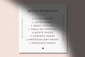 Creative Blogger Ebook Templates