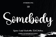 Somebody | Script Font