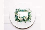 Watercolor Christmas Garland Borders, an Illustration by Designworld (Thumbnail 9 of 11)