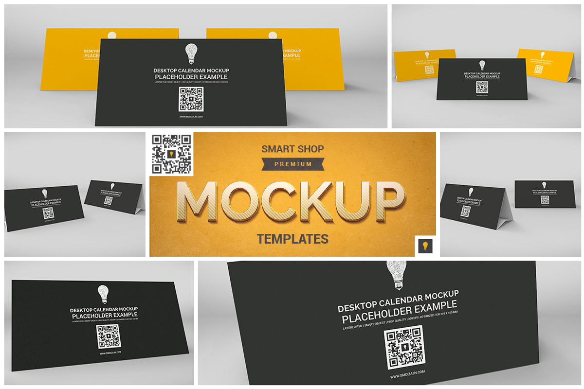 Desktop Calendar Mockup, a Mockup by Shocky Design Studio (Photo 1 of 7)
