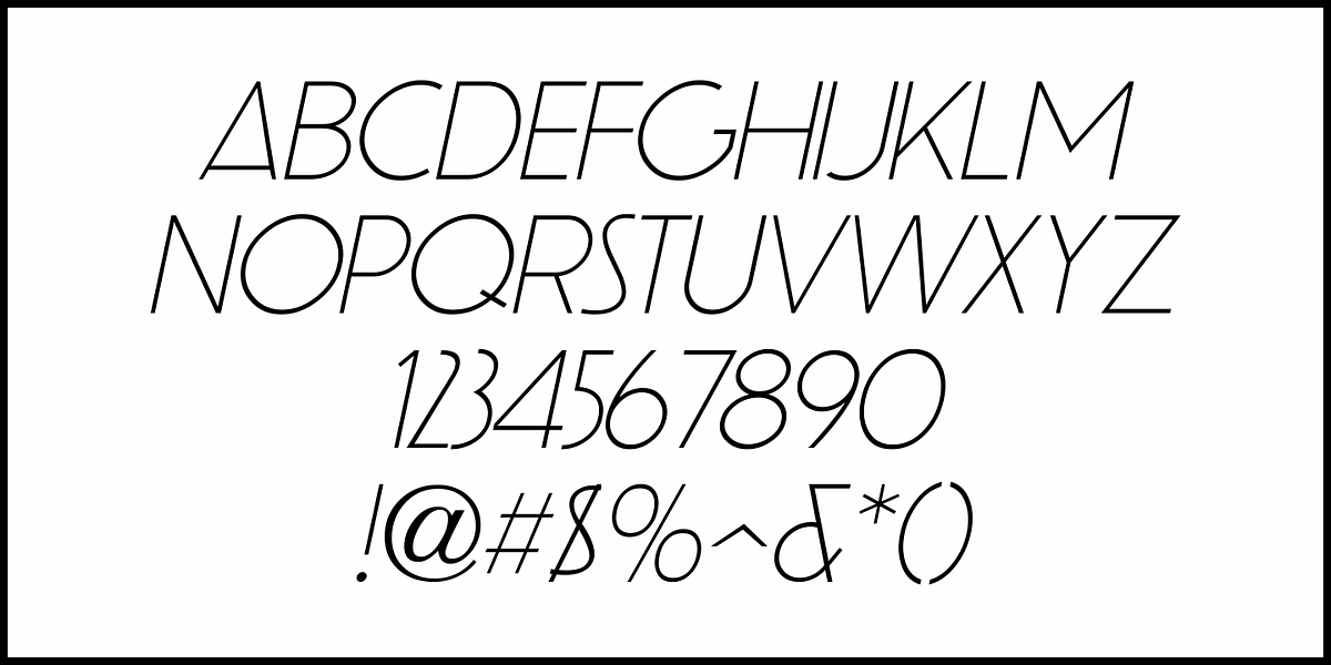 Retail Monoline JNL, a Sans Serif Font by Jeff Levine Fonts (Photo 5 of 5)