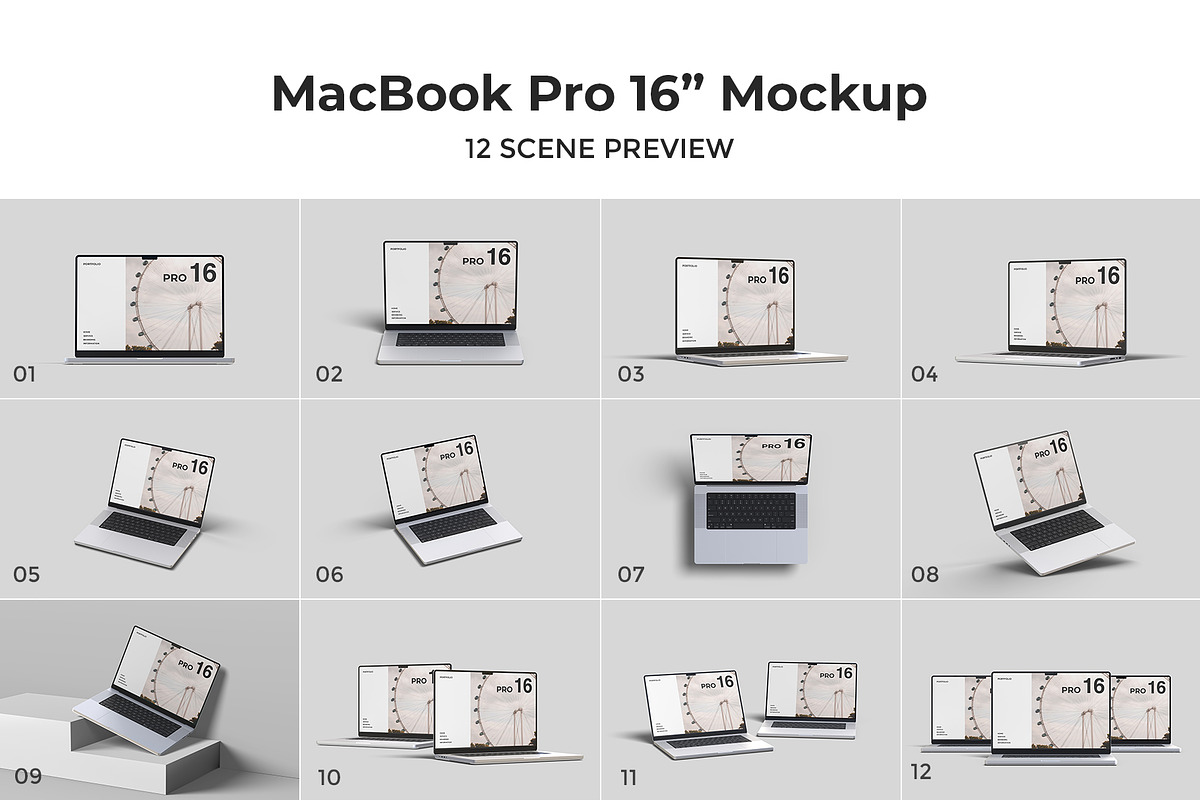 MacBook Pro Mockup Kit, a Mac Mockup by graphicpages (Photo 3 of 5)