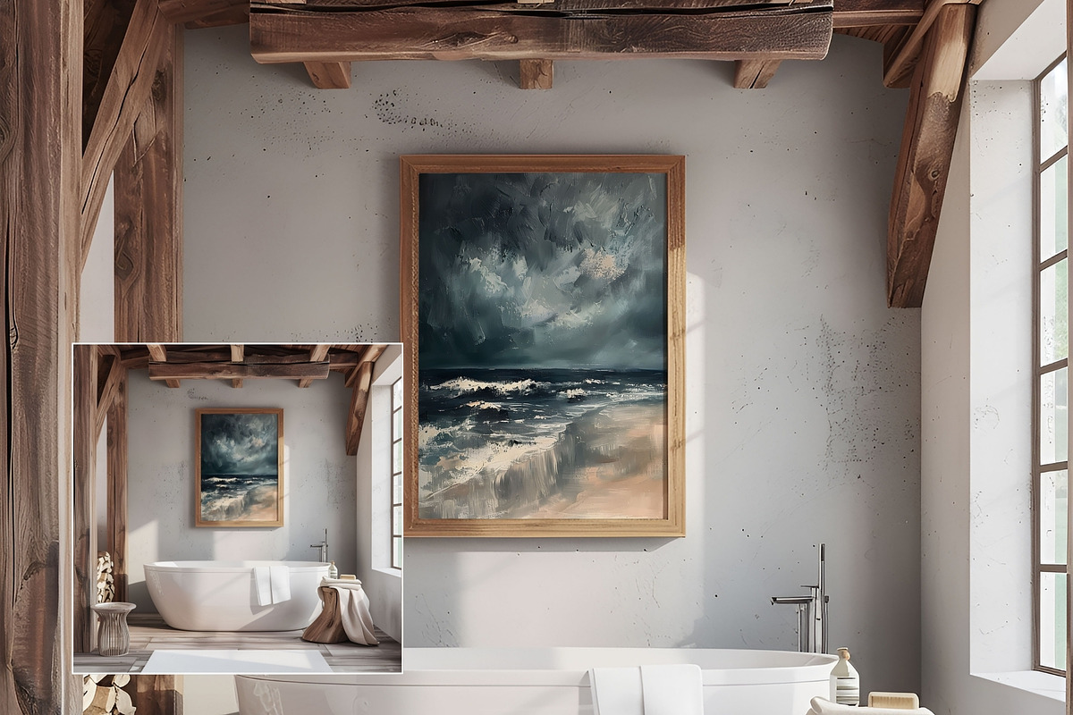 Luxury Bath 5x7 Frame Mockup FR-BA-1, a Household Mockup by Callistemon Creative (Photo 6 of 8)