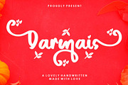 Darmais Script, a Script Font by Gatype (Thumbnail 1 of 5)