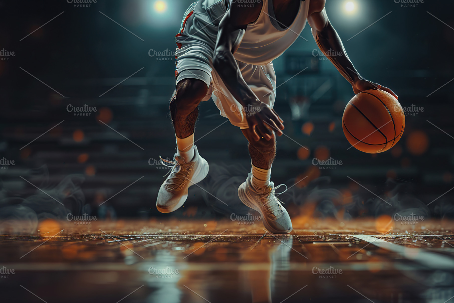 Basketball player with ball, a Sports & Recreation Photo by AlyaAnd