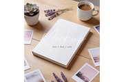 Hardcover Book on Wooden Table Mocku, a Product Mockup by TatiMockup (Thumbnail 1 of 3)