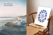 Sea Lover Hand Drawn Wall Art Set, a Graphic by Alena Koval (Thumbnail 11 of 23)
