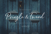 Pringle & Tweed Script, a Script Font by Nicky Laatz (Thumbnail 1 of 13)