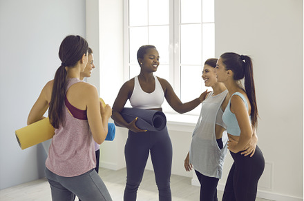 Diverse group of happy young ladies, a Sports & Recreation Photo by StudioRomantic