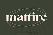 Mattire - Modern Serif Typeface, a Sans Serif Font by Dharmas Foundry (Thumbnail 1 of 12)