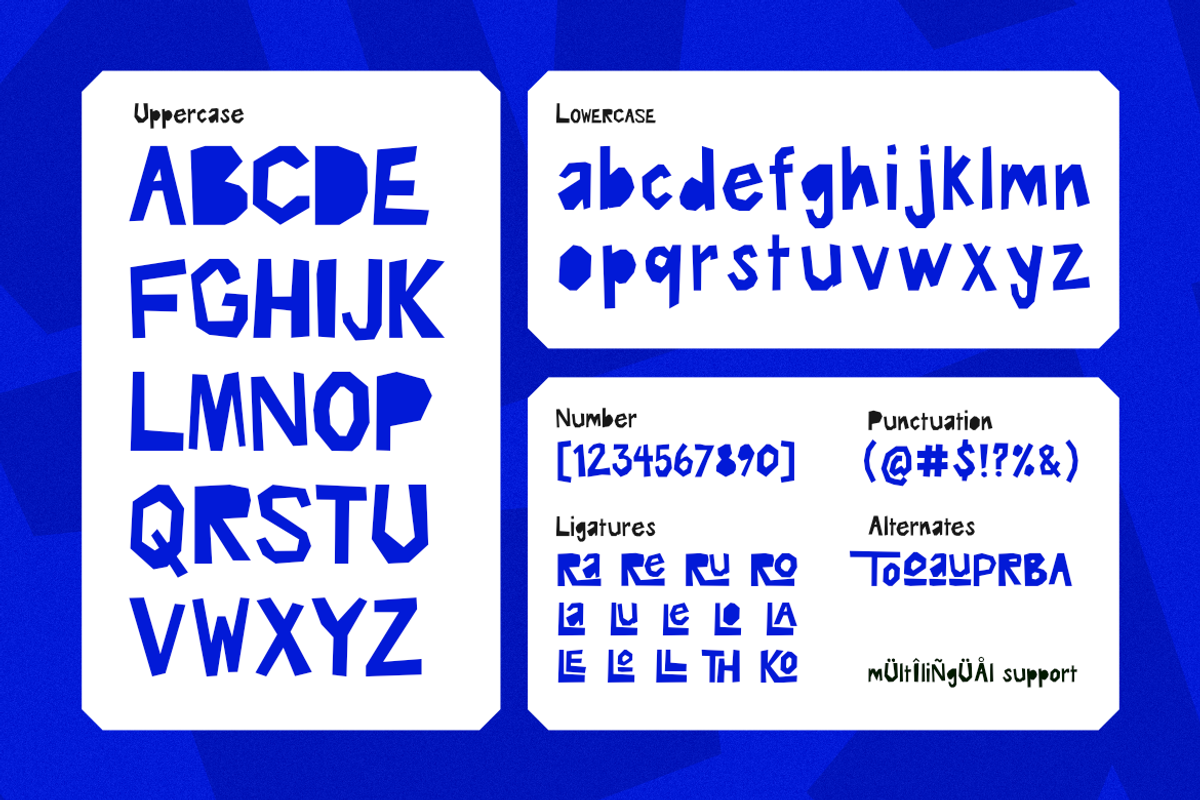 Salah Arah-Experimental Display Font, a Sans Serif Font by YossyOneStd (Photo 2 of 5)