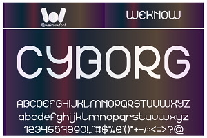 Cyborg Font