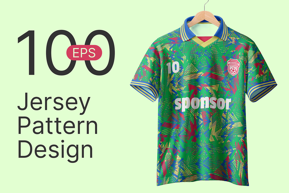 Bundles Sport Jersey Pattern Design, a Pattern Graphic by Evloxx Studio (Photo 1 of 11)