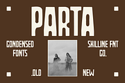 SFC LAS PARTA - Tall Display Font, a Sans Serif Font by Skilline Supply Co. (Thumbnail 8 of 8)