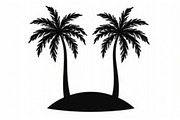 Coconut Tree Silhouette Pack, an Illustration by hafijul (Thumbnail 7 of 9)