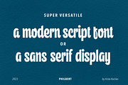 Philbert - Modern Script Font, a Script Font by Kochev Type (Thumbnail 5 of 12)