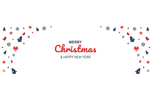 Merry Christmas Minimal Banner, a Templates & Theme by alexdndz