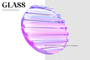 3D Glass Shapes/ Abstract collection, a Graphic by LarysaZabrotskaya (Thumbnail 6 of 12)