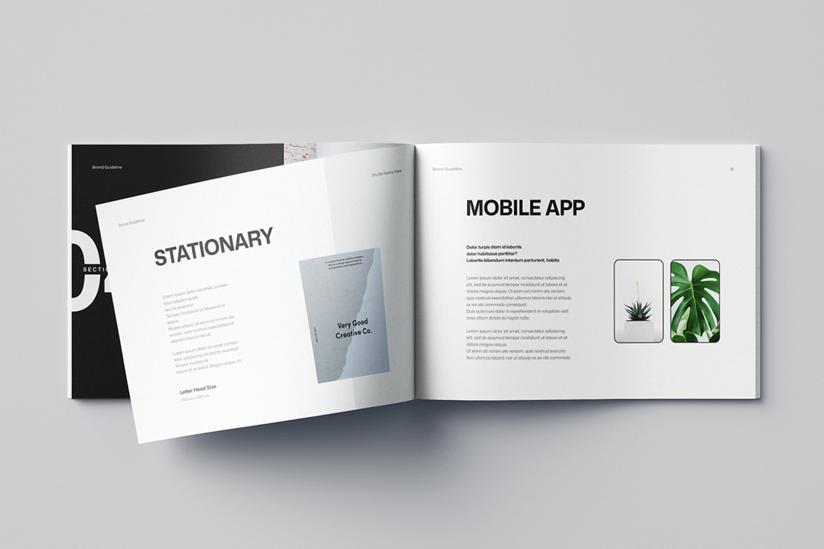 Brand Guidelines | Word & InDesign, a Brochure Template by HiveArts (Photo 12 of 13)