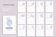 Floral Minimalist Calendar 2024, a Stationery Template by Rose Design (Thumbnail 4 of 5)