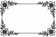 Elegant Floral Border Vector, an Illustration by BIPLOB EXPERT (Thumbnail 3 of 9)