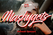 Mashygets, a Script Font by Indotitas (Thumbnail 3 of 9)