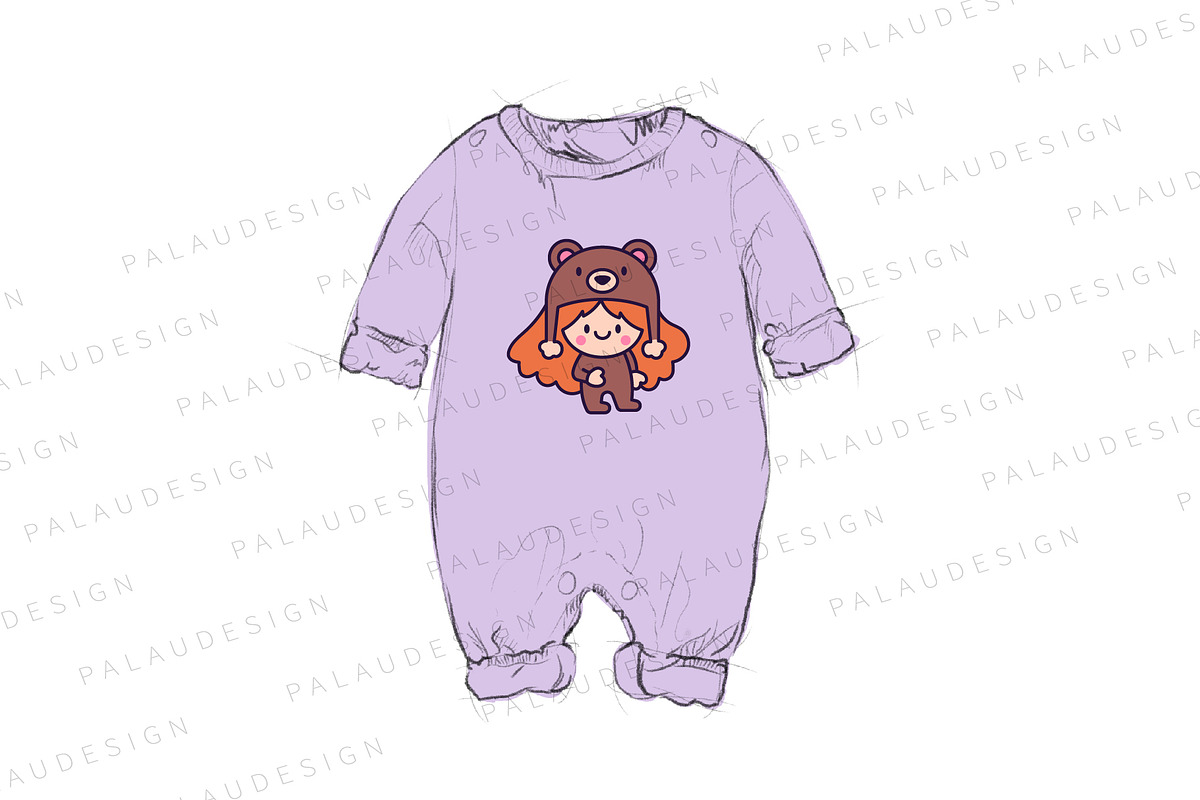 Cute Kawaii Chibi Girls Characters, a Person Illustration by Palau (Photo 3 of 12)