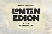 Lomtan Edion Bold Sans Serif Display, a Sans Serif Font by Maulana Creative (Thumbnail 1 of 9)