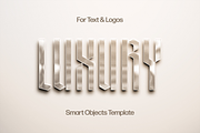 Creamy Metal Luxury Text Effect, a Layer Style Add-On by Design Squad (Thumbnail 1 of 4)