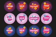 Sale banner and Discount tag kit, a Templates & Theme by Alfazet Chronicles (Thumbnail 10 of 11)