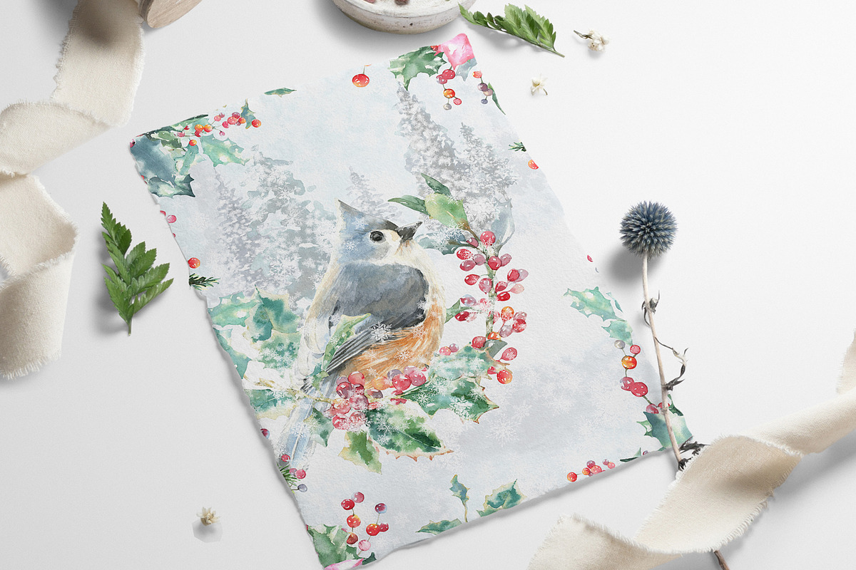 Christmas Watercolor Woodland Story, an Animal Illustration by Catherine Wheel (Photo 19 of 29)