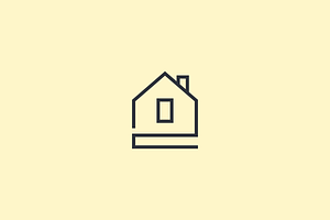Real estate house modern logo