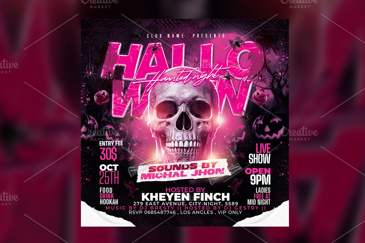 Halloween Flyer, a Flyer Template by RTXdesinger99 (Photo 2 of 3)
