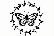 Elegant Butterfly Bundle, an Illustration by BIPLOB EXPERT (Thumbnail 3 of 9)