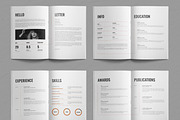 Resume Booklet Template, a Resume Template by ContestDesign (Thumbnail 2 of 3)