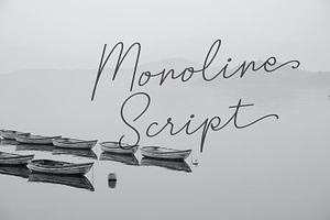 Brogllin Handwritten Monoline Font