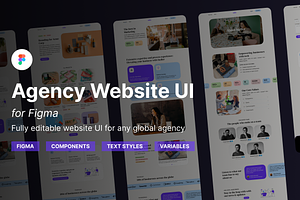 Modern Agency Website Figma Template