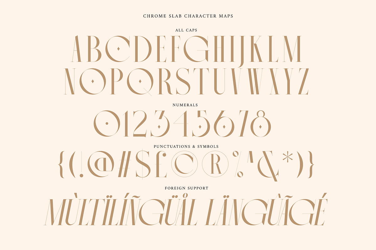 Chrome Slab | Semi-Condensed Serif, a Serif Font by Ardana Creative (Photo 8 of 9)