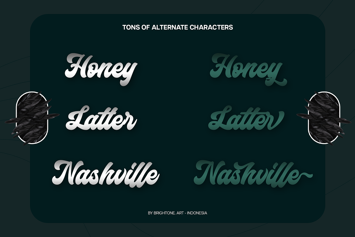 Butterheads - Handwritten Font, a Script Font by Brightone (Photo 5 of 9)