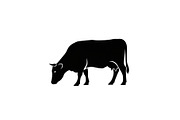 Farm Cow Silhouette Vector Bundle, an Illustration by Designs_River (Thumbnail 43 of 51)