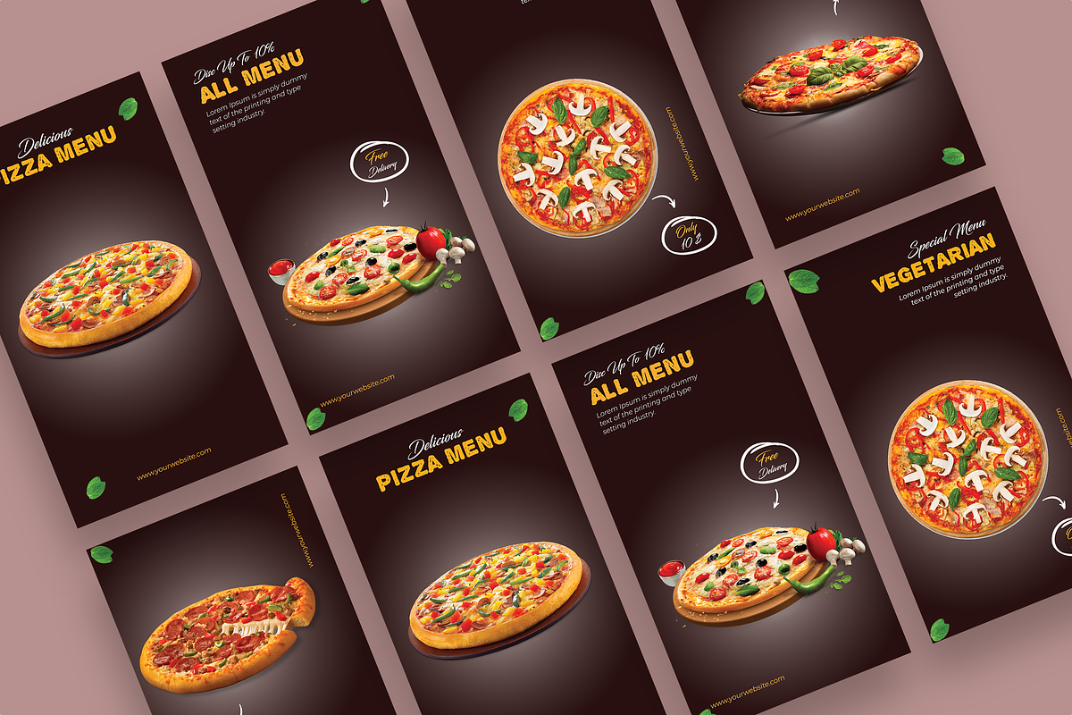 Pizza - Food Instagram Story, a Social Media Template by UnicodeID (Photo 2 of 4)