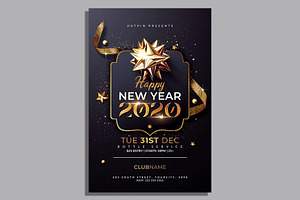 New Year Invitation Flyer