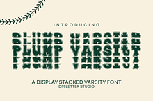 Plump Varsity Stacked