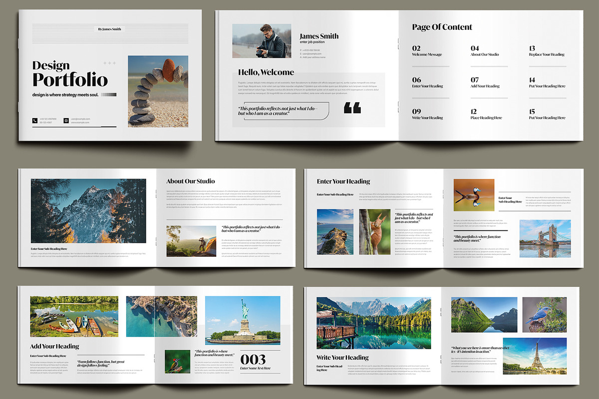 Creative Design Portfolio Booklet