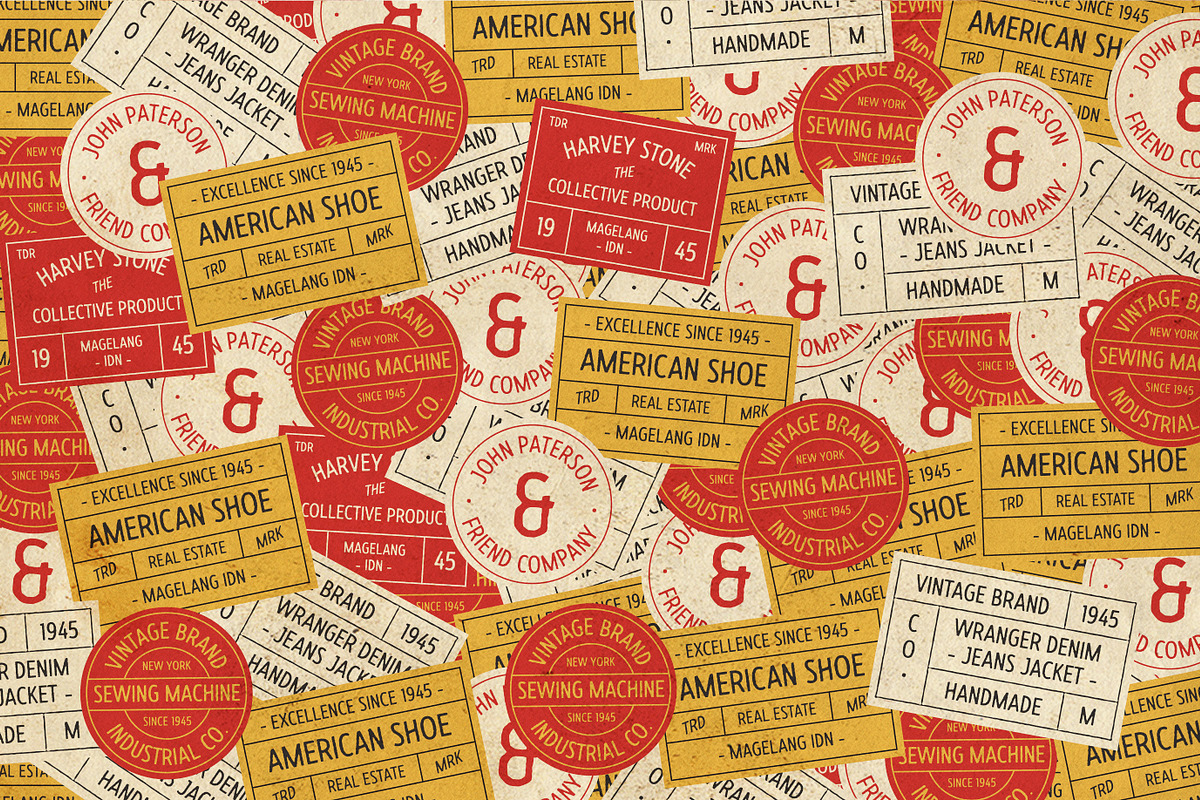 Burma Vintage Font Collection preview 7