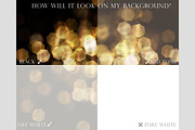 Gold bokeh overlays, an Object Graphic by Paper Farms (Thumbnail 6 of 9)