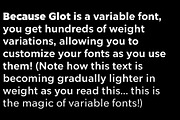 Glot Variable, a Sans Serif Font by Wordshape (Thumbnail 3 of 6)
